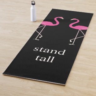 De roze Mat van de Yoga van Flamingo's