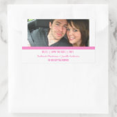 De Roze Moderne Foto sparen de Stickers van de Dat (Tas)