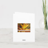 De roze nota van Gerbera Daisy Thank You Bedankkaart (Achterkant)