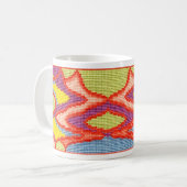 De roze ogen mok (Voorkant links)