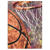 De roze paars van de sportieve girly klembord (Achterkant)