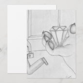 De roze panter feestdagenkaart (Voorkant / Achterkant)