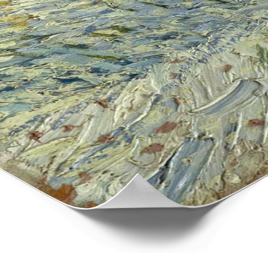 De roze perzikboom van Van Gogh Poster (Hoek)