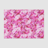 De roze Pioenen bloeien 10 van het pond- Papieren Tissuepapier (Voorkant)