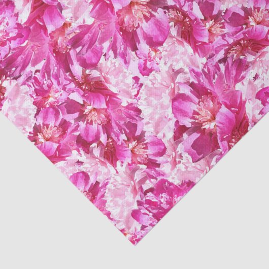 De roze Pioenen bloeien 10 van het pond- Papieren Tissuepapier (Detail)