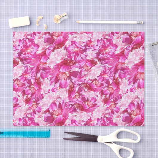 De roze Pioenen bloeien 10 van het pond- Papieren Tissuepapier (Craft)