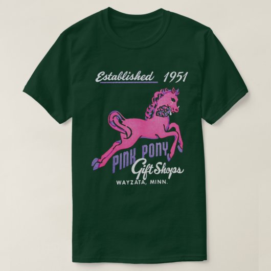 De roze Pony T-shirt (Design voorkant)