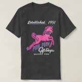 De roze Pony T-shirt (Design voorkant)