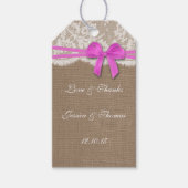 De Roze Roze Collectie Labels Cadeaulabel (Voorkant)