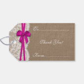 De Roze Roze Collectie Labels Cadeaulabel (Achterkant Horizontaal)