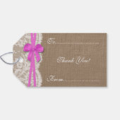 De Roze Roze Collectie Labels Cadeaulabel (Achterkant Horizontaal)