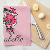 De roze roze roze roze roze roze roofdieren person theedoek (Quarter Fold)