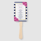 De roze roze rozen Collectie van het moderne Luxe  Handwaaier (Voorkant)