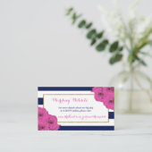 De roze roze rozen Collectie van het moderne Luxe  Informatiekaartje (Staand voorkant)