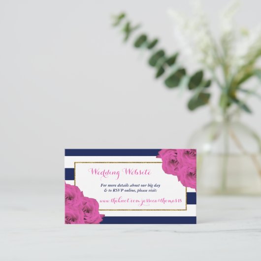 De roze roze rozen Collectie van het moderne Luxe  Informatiekaartje (Staand voorkant)