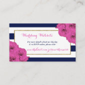 De roze roze rozen Collectie van het moderne Luxe  Informatiekaartje (Voorkant)