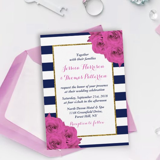 De roze roze rozen Collectie van het moderne Luxe  Kaart