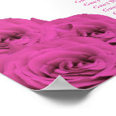 De roze roze rozen Collectie van het moderne Luxe  Poster (Hoek)