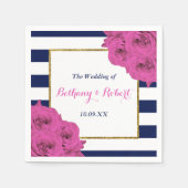 De roze roze rozen Collectie van het moderne Luxe  Servetten (Voorkant)