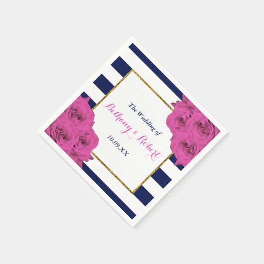 De roze roze rozen Collectie van het moderne Luxe Servetten (Hoek)