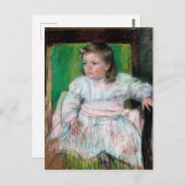 De Roze Sash, Mary Cassatt Briefkaart (Voorkant / Achterkant)
