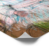 De Roze Sash, Mary Cassatt Poster (Hoek)