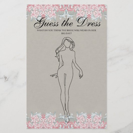 De roze scrollrollen van het Spel van het vrijgeze Flyer (Voorkant)