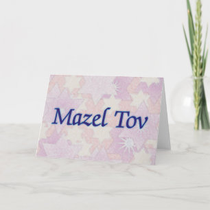 De Roze Sterren van Tov van Mazel Kaart