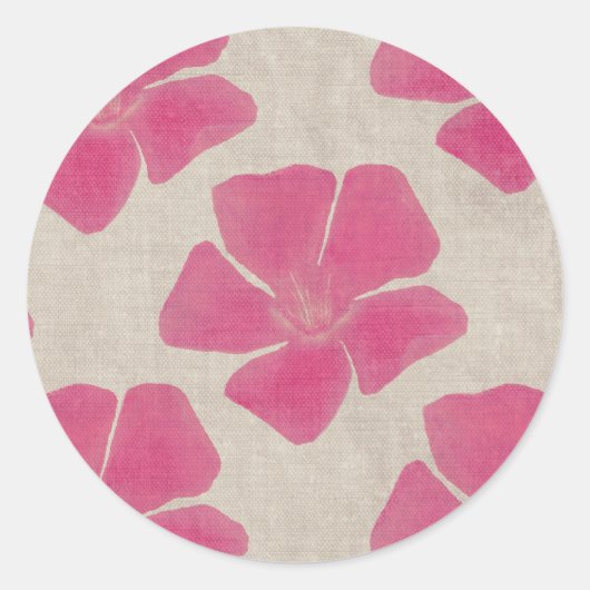 De roze Stickers van de Bloem (Voorkant)