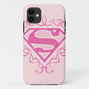 De Roze Strepen van Supergirl Case-Mate iPhone Case