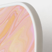 De Roze Tangerine Retro Pickleball Paddle (Links Detail)