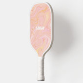 De Roze Tangerine Retro Pickleball Paddle (Links)