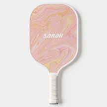 De Roze Tangerine Retro Pickleball Paddle