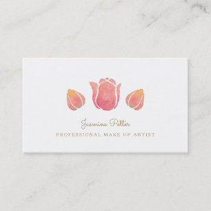 De roze tulp maakt het artistieke Visitekaartje