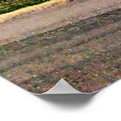 De roze tulpenboom poster (Hoek)