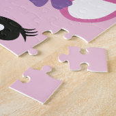 De Roze Unicorn Legpuzzel (Zijkant)