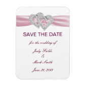 De roze van de douane sparen de Magnet van de Datu Magneet (Verticaal)