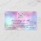 De Roze van de Holograaf van de Code van de Uitbre Visitekaartje (Achterkant)