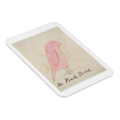 De roze vogel uit 'zestien tekeningen van Comic Bi Magneet (Rechterzijde)