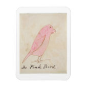 De roze vogel uit 'zestien tekeningen van Comic Bi Magneet (Verticaal)