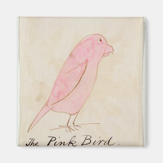 De roze vogel uit 'zestien tekeningen van Comic Bi Magneet (Voorkant)