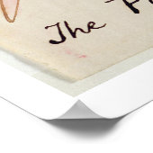 De roze vogel uit 'zestien tekeningen van Comic Bi Poster (Hoek)