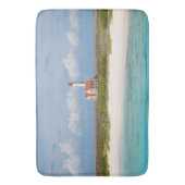 De Roze Vuurtoren van Klein Curaçao 1 Badmat (Voorkant Verticaal)