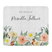 De roze Waterverf van het perzink drijft de keuken Snijplank (Voorkant)