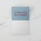 De roze Waterverf van Schatten Bloemen Bedankkaart (Binnen)