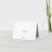 De roze Waterverf van Schatten Bloemen Bedankkaart (Achterkant)