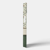 De roze Wijnstokken, de Strepen en het Monogram va Case-Mate iPhone Case (Achterkant / Rechts)