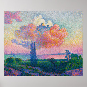De Roze Wolk (1896) Poster