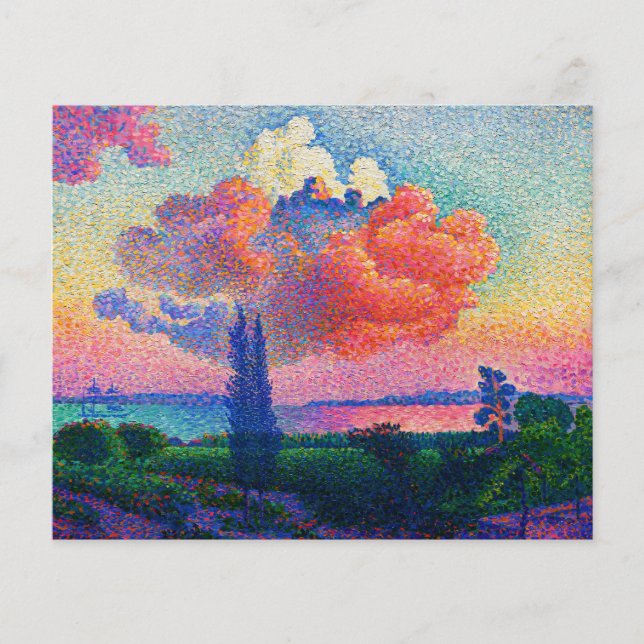  De Roze Wolk (1896) schilderij (Voorkant)