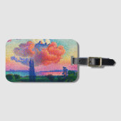  De Roze Wolk (1896) schilderij Bagagelabel (Voorkant (horizontaal))